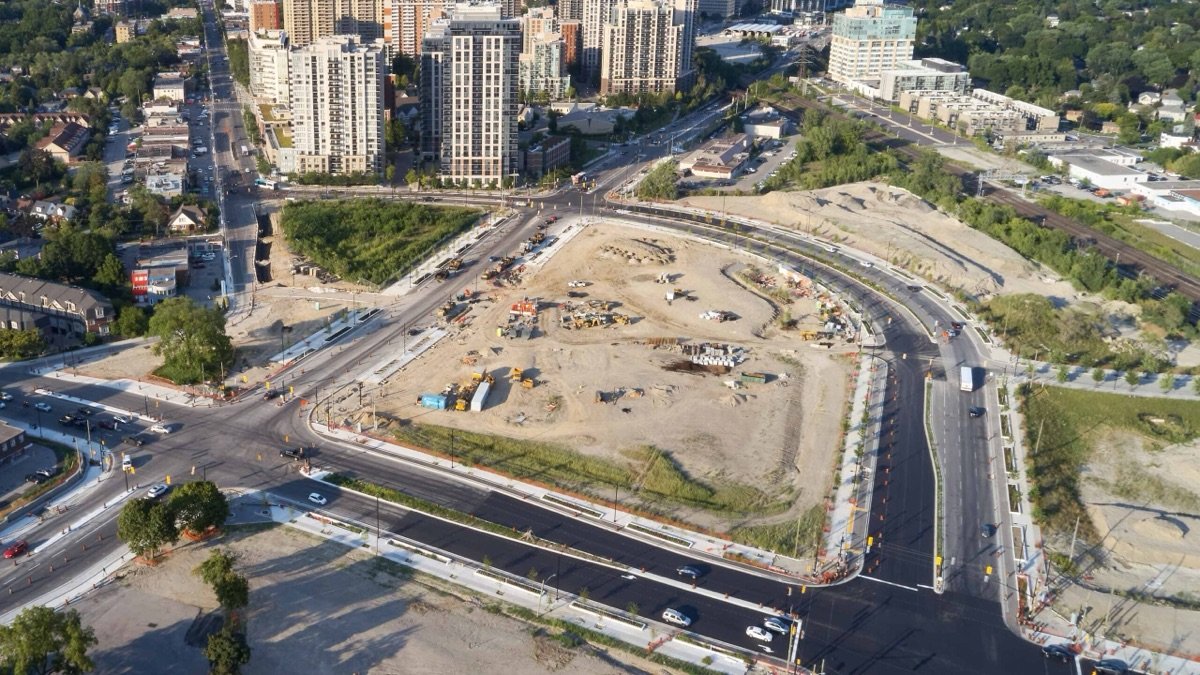 Ontario highway infrastructure at dusk — Moon-Matz consulting engineering